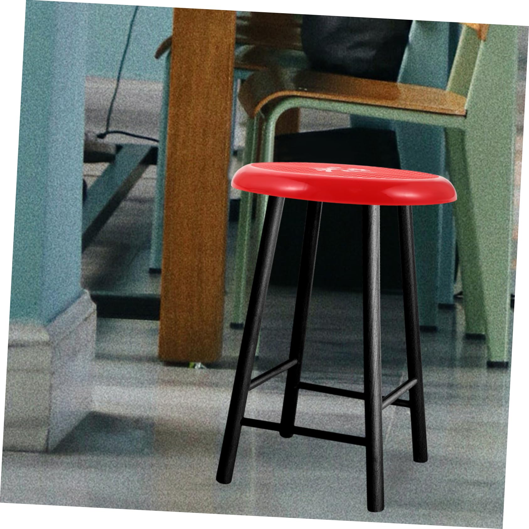 CIYODO Round Plastic Chair Seat Cover - Durable Replacement Stool Pad for Home, Office & Outdoor - Easy to Install & Clean - Perfect for Dining Chairs, Bar Stools & Patio Furniture