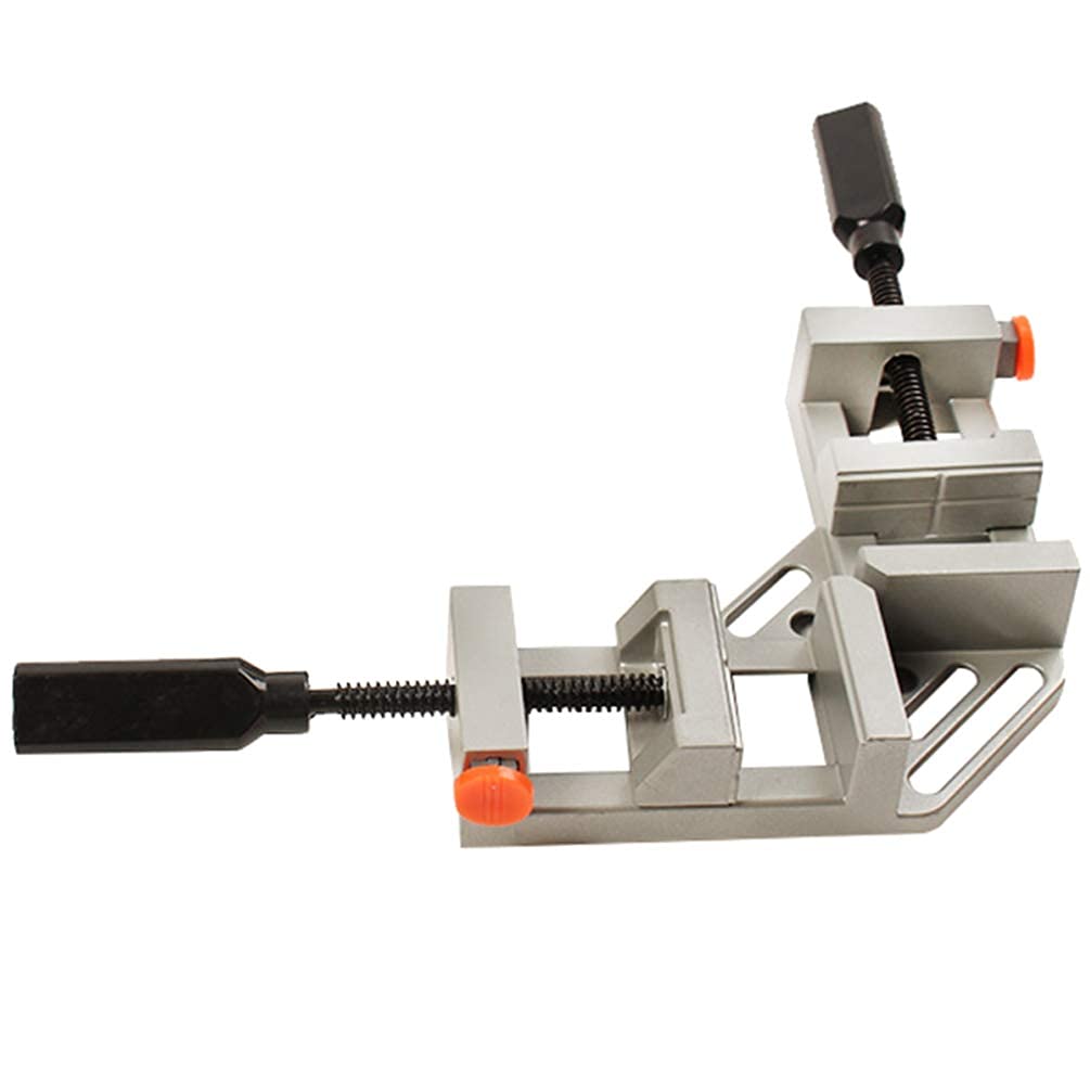 90 Degree Right Angle Corner Clamp - Heavy Duty Woodworking Tool for Picture Frames, Boxes, Cabinets & Drawers - Perfect for DIY Projects, Carpentry & Wood Joinery (Silver)