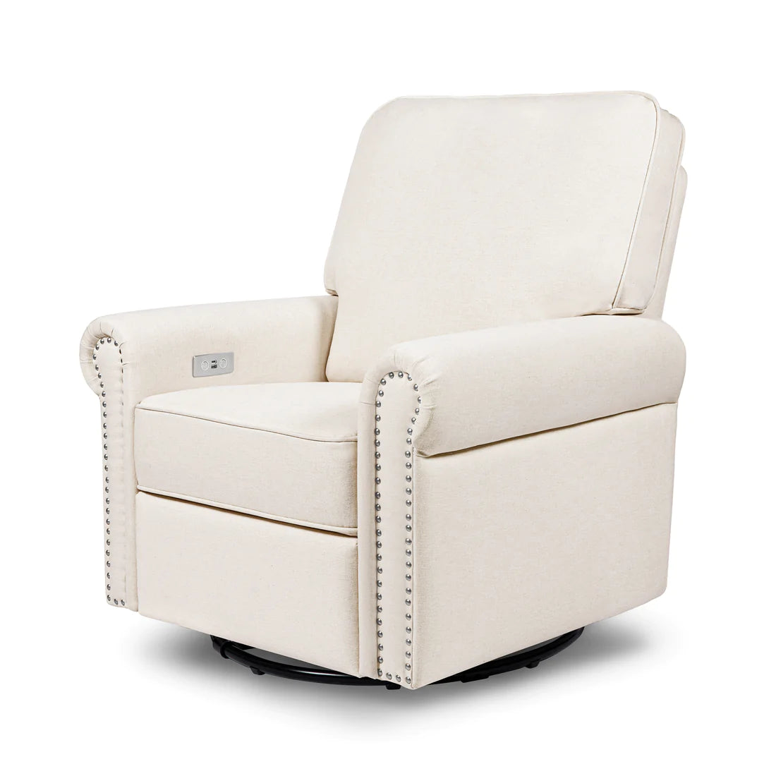 Linden Electronic Recliner and Swivel Glider Chair with USB Port - Power Lift Massage Recliner for Living Room, Bedroom & Home Theater Relaxation