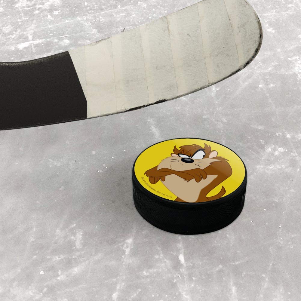 Looney Tunes Taz Hockey Puck - Officially Licensed NHL Ice Hockey Puck for Collectors & Fans - Perfect for Games, Gifts & Memorabilia Display