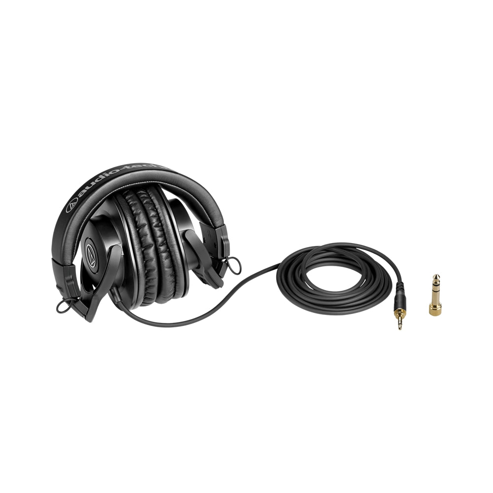 Audio Technica ATH-M30x Professional Studio Monitor Headphones - Closed Back Design for Recording, Mixing & DJing