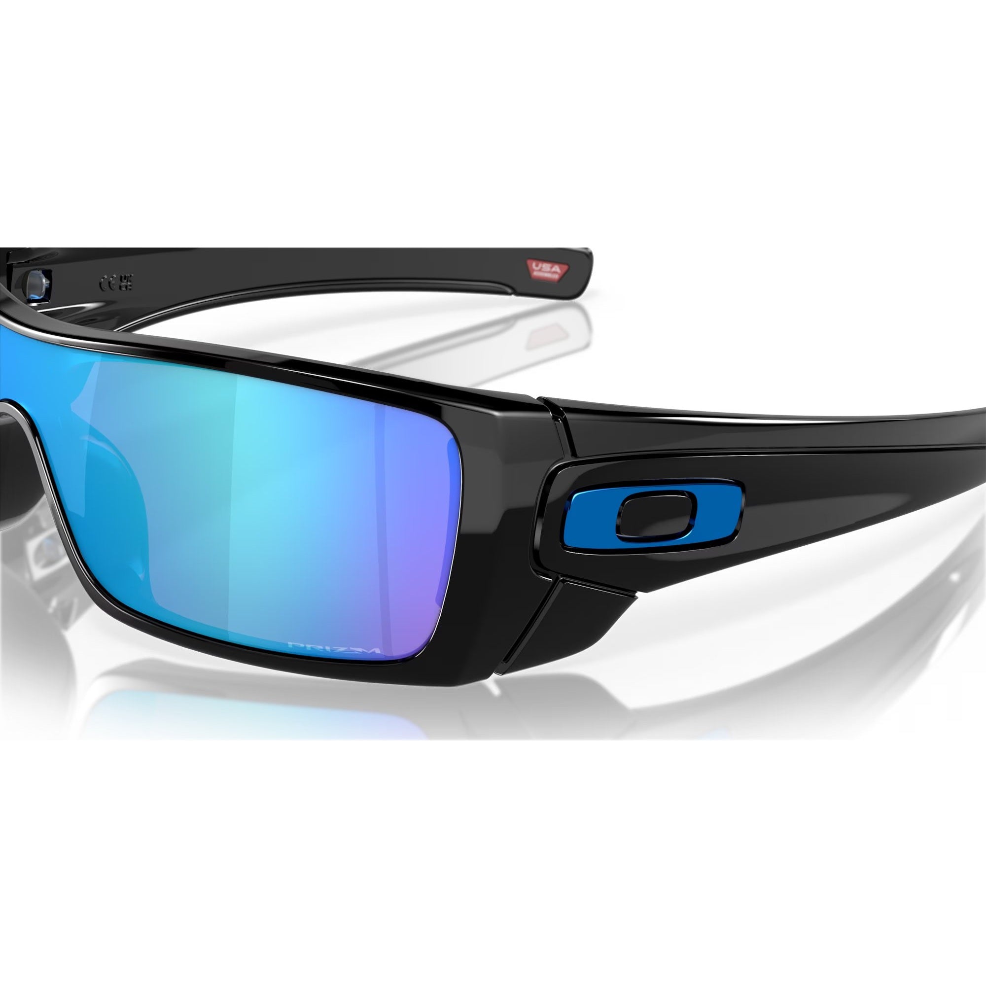 Oakley Batwolf Sunglasses - Polished Black Frame with Polarized Lenses for Men & Women - Perfect for Running, Cycling, and Outdoor Sports