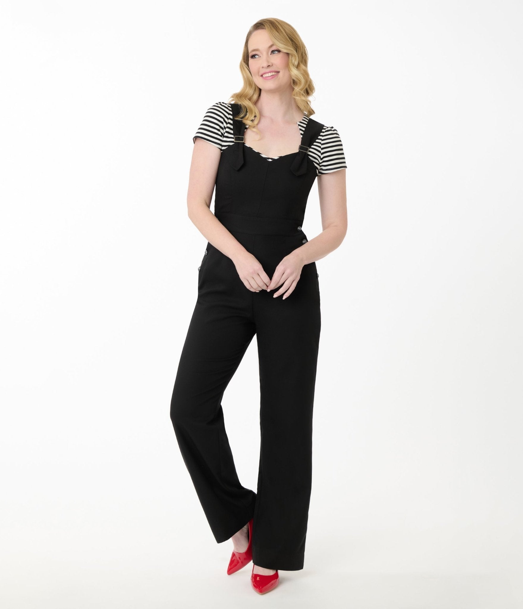 Vintage Black & Silver Sedgewick Jumpsuit for Women - Retro One-Piece Romper - Perfect for Parties, Date Nights & Special Occasions