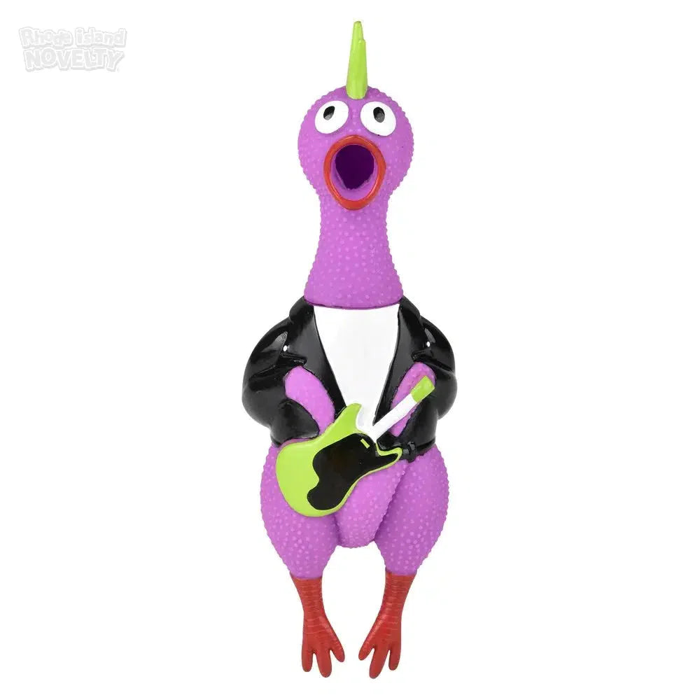 9.5 Inch Big Rubber Chicken Toy - Squeeze & Squeak Fun for Kids, Gag Gift for Pranks and Parties - Perfect for Jokes, Gifts, and Stress Relief
