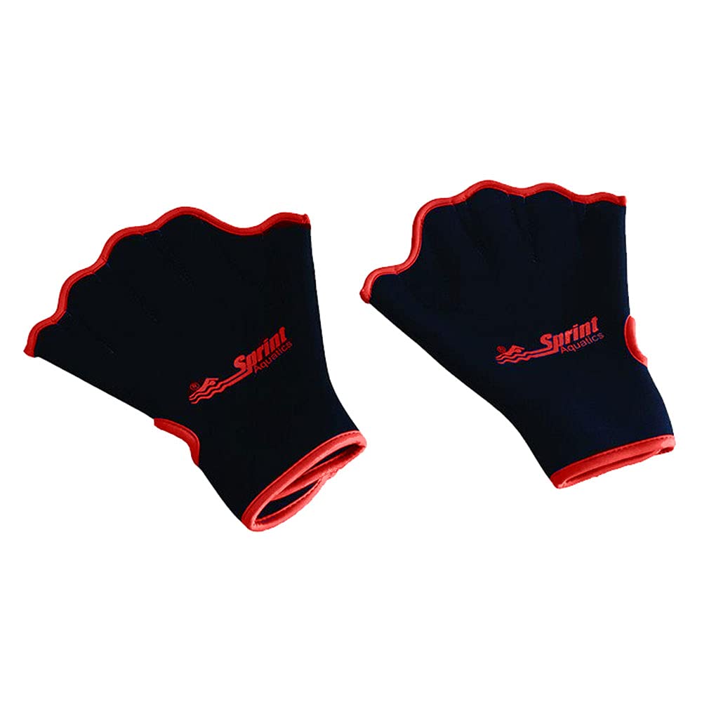 Sprint Neoprene Velcro Aqua Gloves - Waterproof & Durable for Swimming, Kayaking, and Water Sports | Ideal for Cold Weather & Outdoor Activities