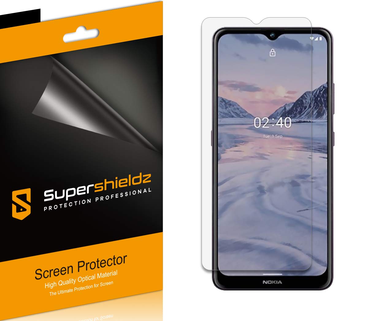 Supershieldz 6-Pack Nokia 2.4 Screen Protectors - HD Clear PET Film for Daily Protection