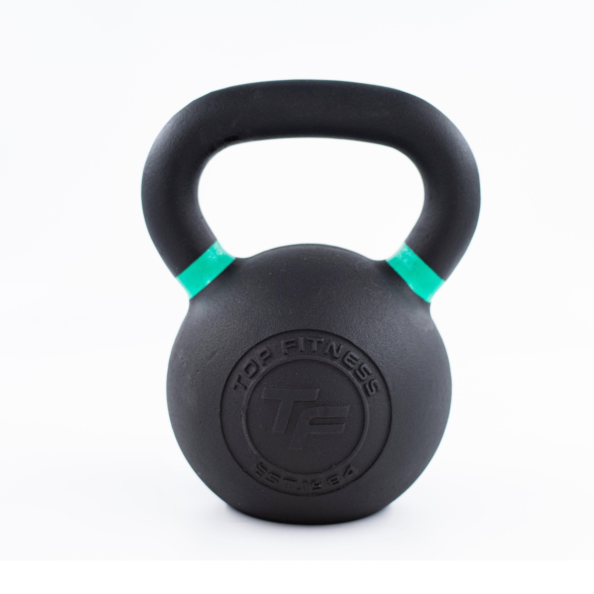 Premium Cast Iron Kettlebell Set - Color Coded Weights for Home Gym & CrossFit Training (5-50lbs) - Perfect for Strength Training, HIIT Workouts & Functional Fitness
