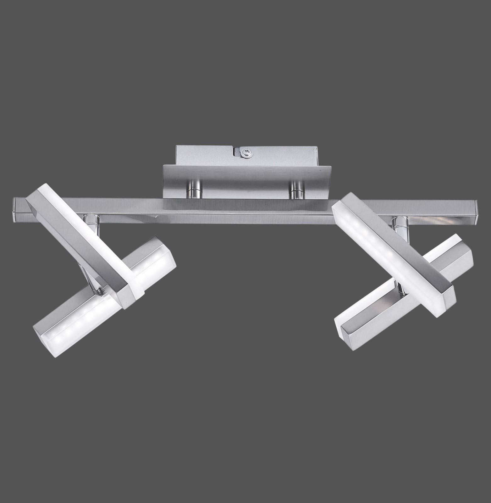 Adjustable LED Wall Spotlight - Modern Bed & Breakfast Lighting - Paul Neuhaus 11277-55 - Perfect for Accent Lighting in Hotels, Restaurants, and Home Decor