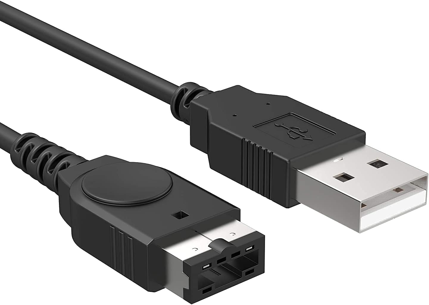 Original Nintendo DS & GBA SP USB Charger Cable - 3.9ft Long Black Replacement Power Cord for NDS/Gameboy Advance SP - Perfect for Gaming On-The-Go & Travel Accessories