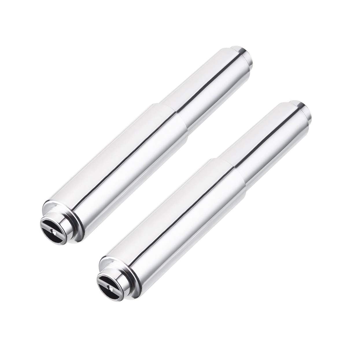 2-Pack Roller Toilet Paper Holder - Wall Mounted Bathroom Tissue Dispenser for Home, Office & RV Use