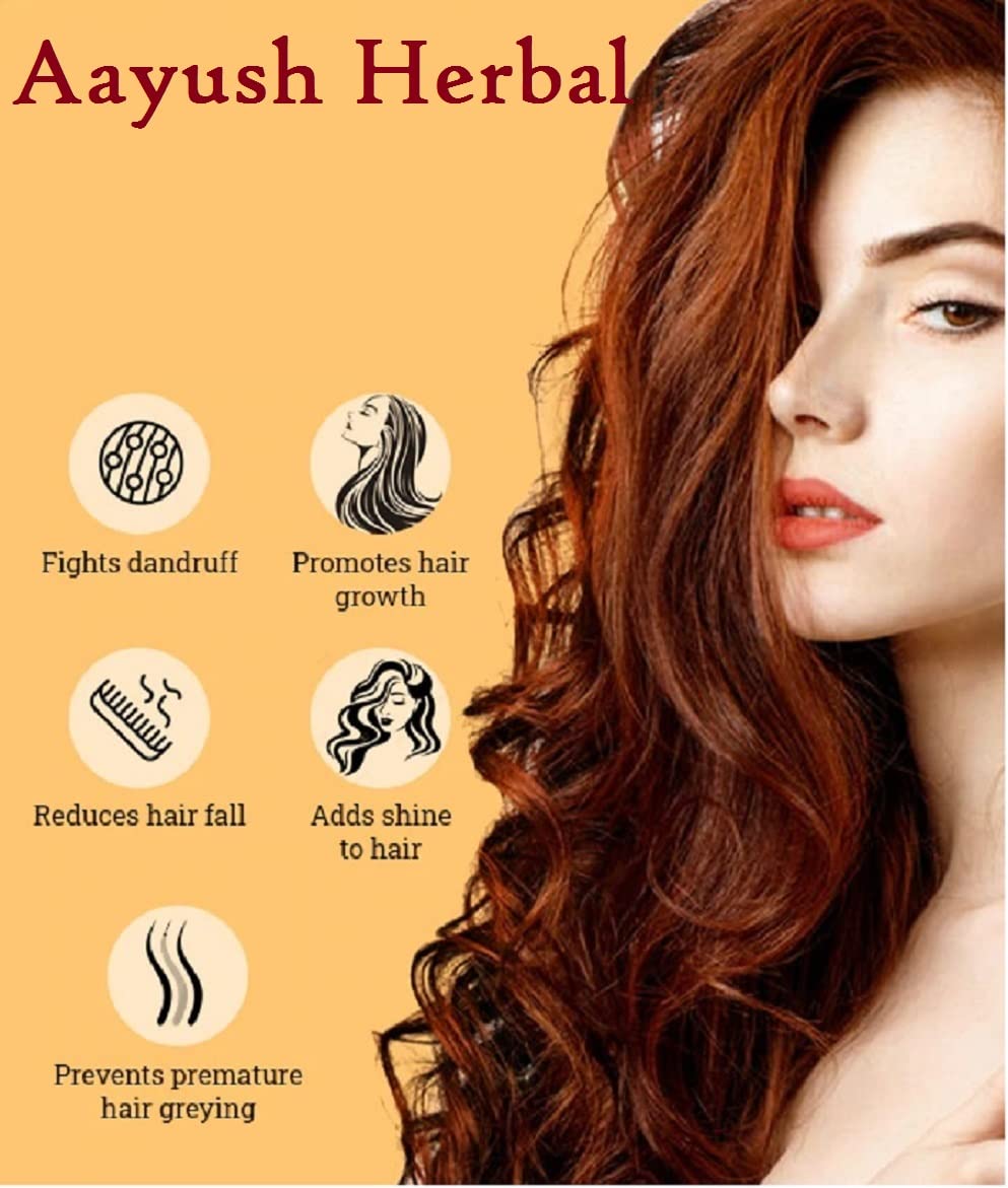 **Aayush Herbal Bhringraj Powder 100g - Natural Hair Growth & Conditioning Treatment for Thicker, Stronger Hair - Promotes Scalp Health & Reduces Hair Fall - Ideal for DIY Hair Masks & Ayurvedic Hair Care**