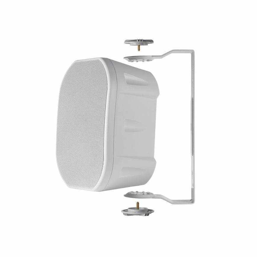 6.5 Inch Weatherproof Outdoor 2-Way Speakers with Wall Mount Bracket - Black or White (Pair) | BBQthingz® - Perfect for Patio, Poolside, and Backyard Entertainment
