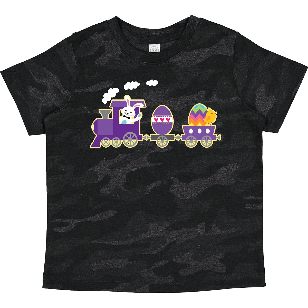 Easter Bunny Rabbit Egg Train Toddler T-Shirt - Cute Kids Easter Outfit for Boys & Girls - Perfect for Easter Egg Hunts & Spring Celebrations