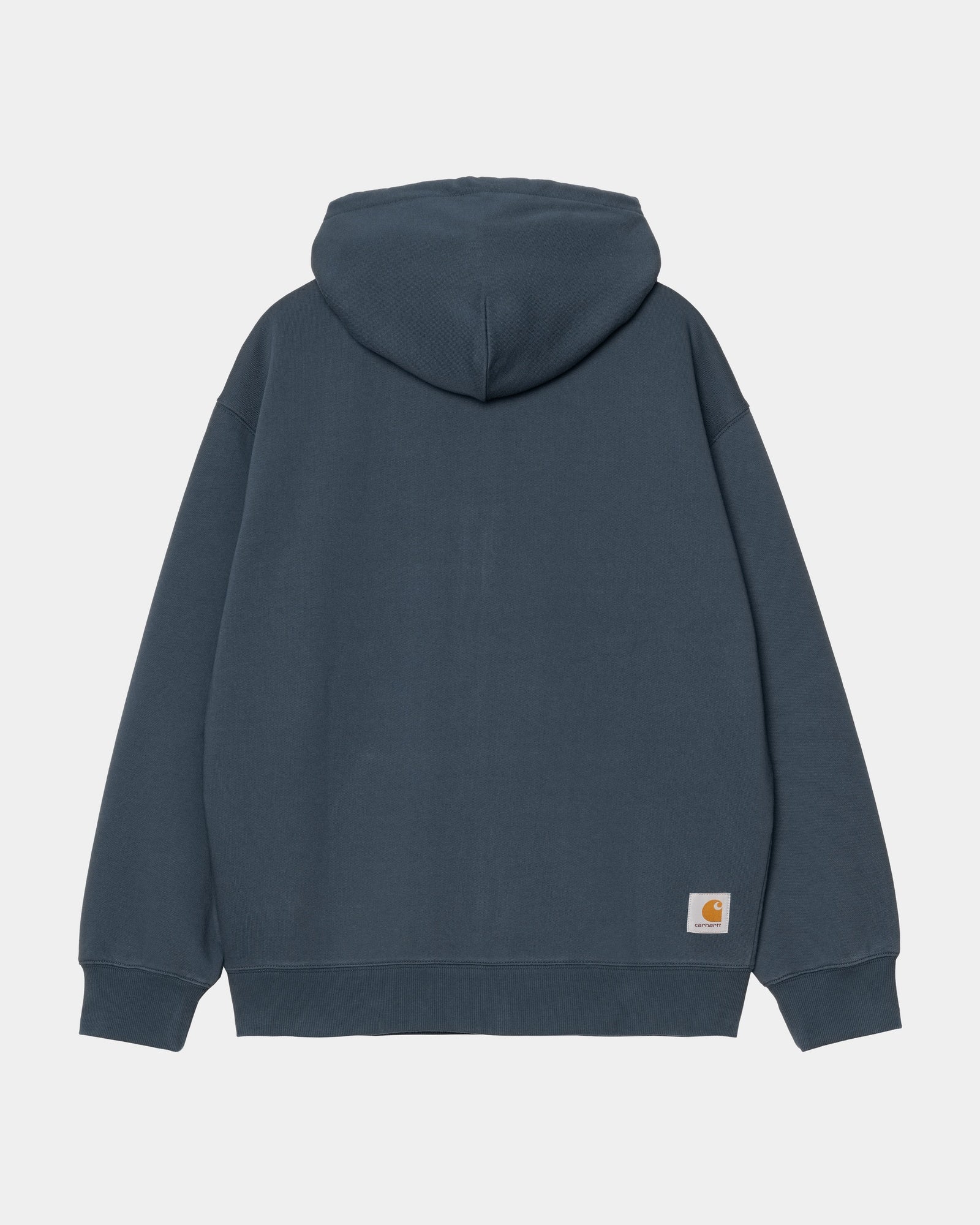 Hooded WIP Sweat Jacket for Men & Women | Dusky Blue Stone Washed Cotton Blend | Casual Streetwear, Gym, Outdoor Activities