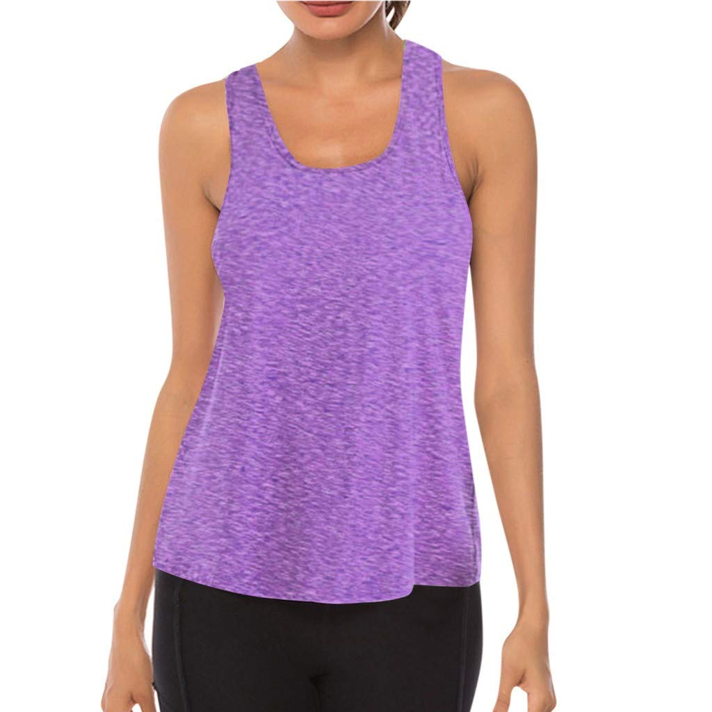 Women's Workout Tank Tops - Breathable Gym & Yoga Shirts, Racerback Athletic Tops for Running, Fitness - Plus Size Activewear for Women | Perfect for Yoga, Gym Sessions & Summer Workouts