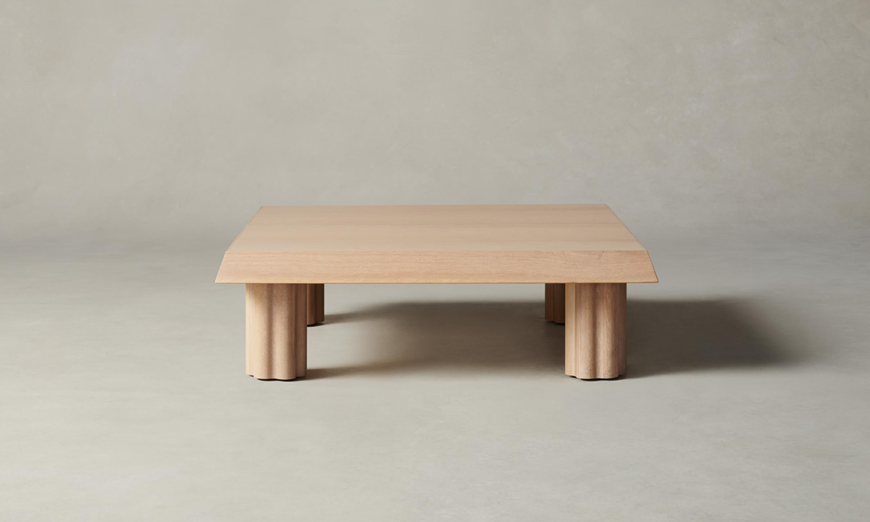 Modern Dean Square Coffee Table - Mid-Century Style Wooden Living Room Furniture for Home Decor | Perfect for Living Room, Lounge & Office Spaces