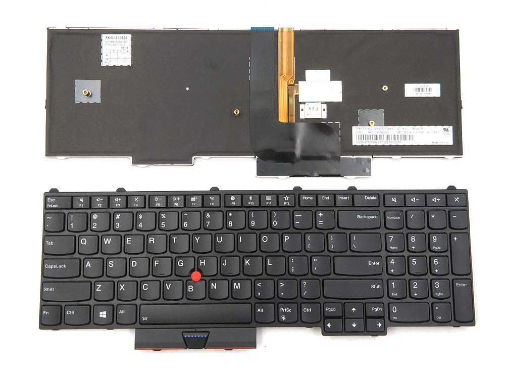 Original Lenovo ThinkPad P71 Backlit Replacement Keyboard - Compatible with ThinkPad P71 Laptop - Perfect for Office Work, Programming & Nighttime Use