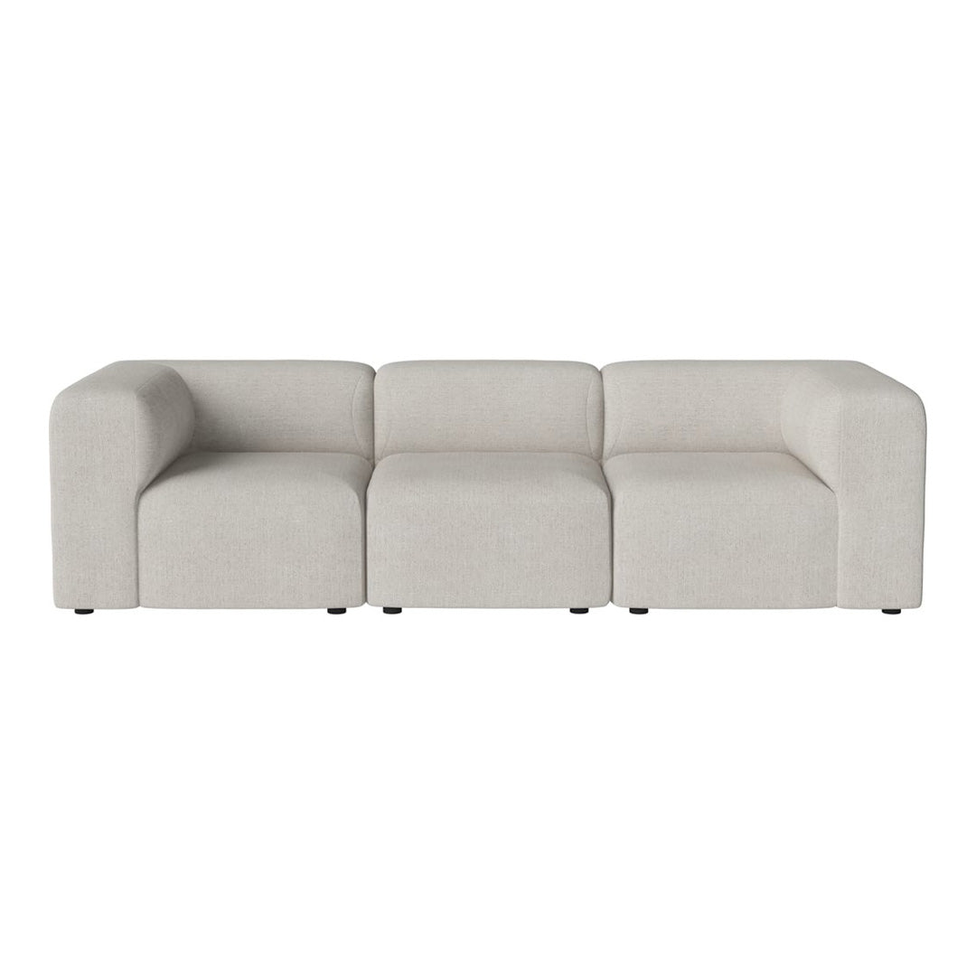 Modern Angle 3-Seater Sofa - Comfortable L-Shaped Sectional Couch for Living Room, Lounge & Small Spaces - Perfect for Apartments, Dorms and Cozy Home Decor