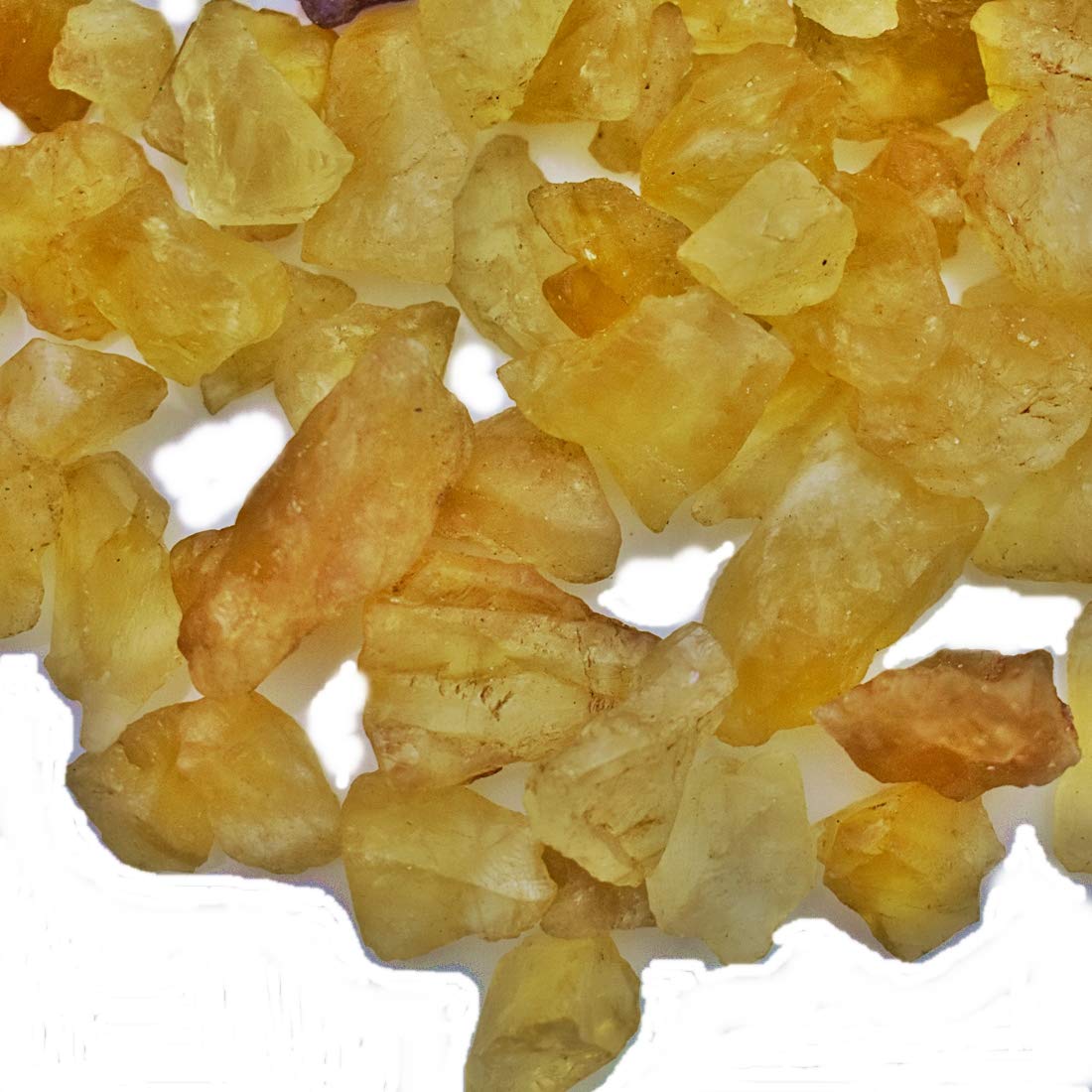 Natural Citrine Rough Stone (100g) - Raw Citrine Crystal for Healing, Meditation & Reiki | Solar Plexus Chakra Energy Stone | Enhance Business Success, Wealth & Spiritual Growth | Perfect for Home Decor, Yoga Practice & Positive Energy Spaces