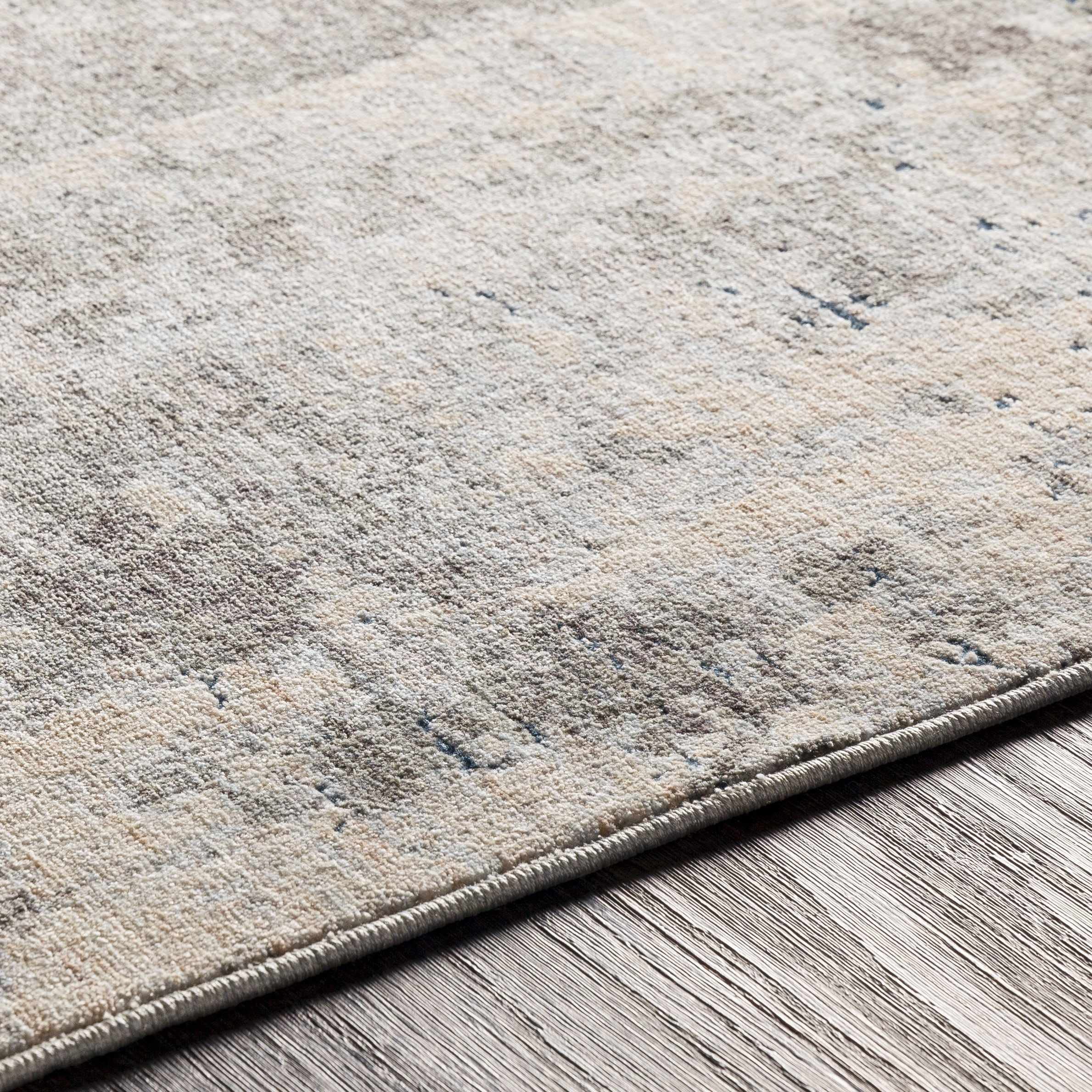Hauteloom Tonalea Modern Area Rug for Living Room & Bedroom - Soft Gray, Charcoal - 7'10