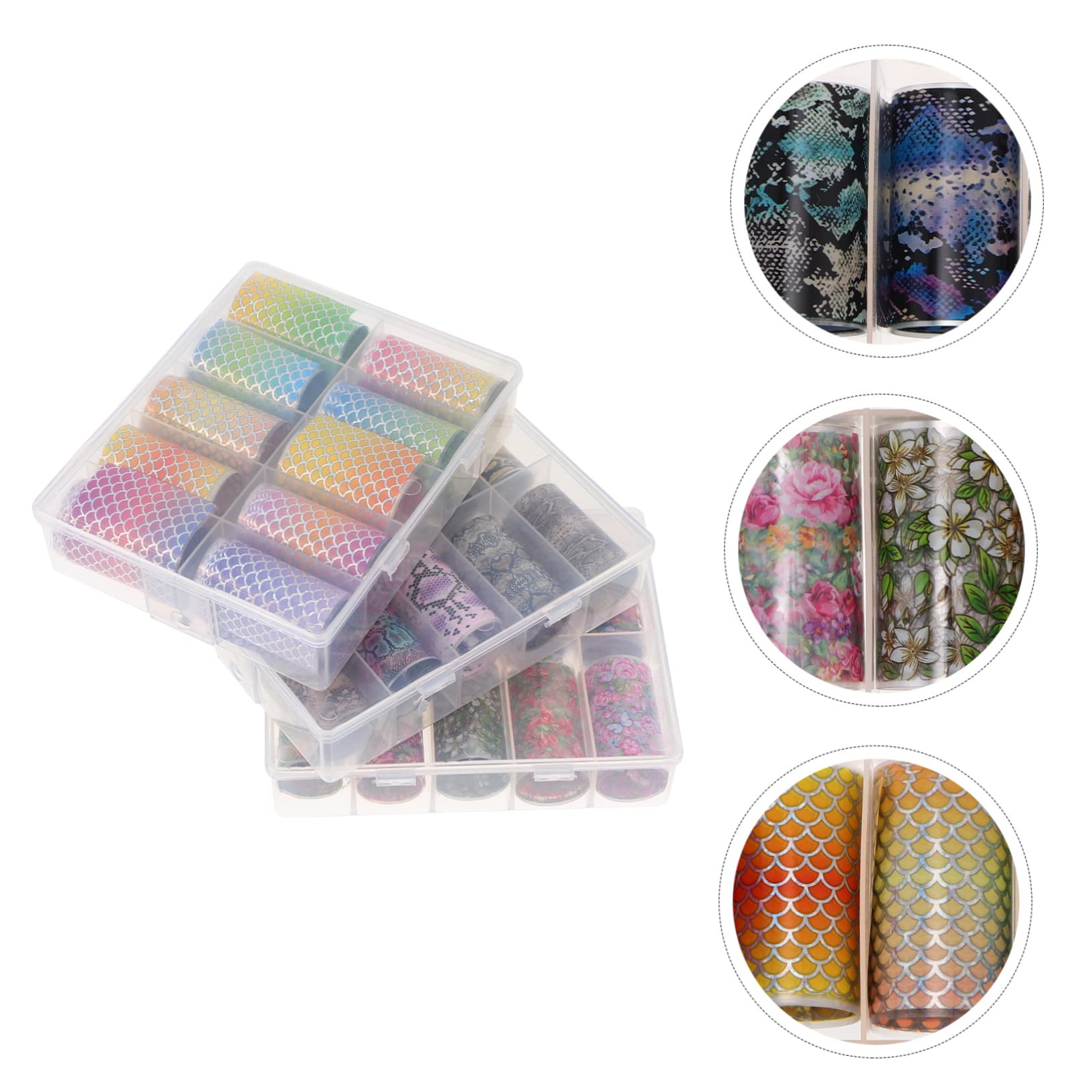 Beavorty Fashionable Nail Sticker Strips - 3 Pack DIY Nail Art Decals for Beginners & Professionals | Easy to Apply at Home, Salon, Parties & Special Occasions