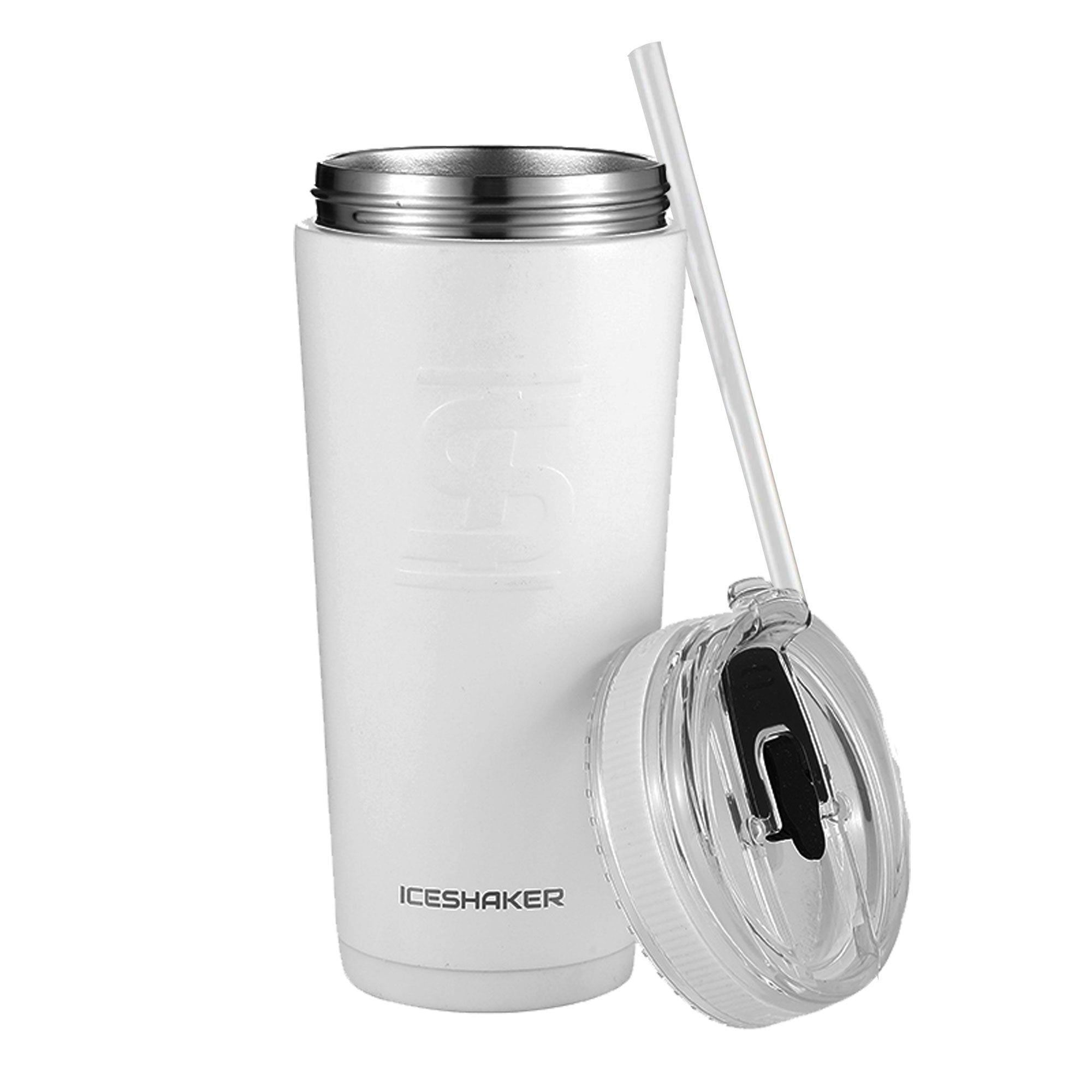 Official NHL Utah Hockey Club Flex Water Bottle - White | Durable & Leak-Proof Sports Bottle for Hockey Games, Gym & Outdoor Activities