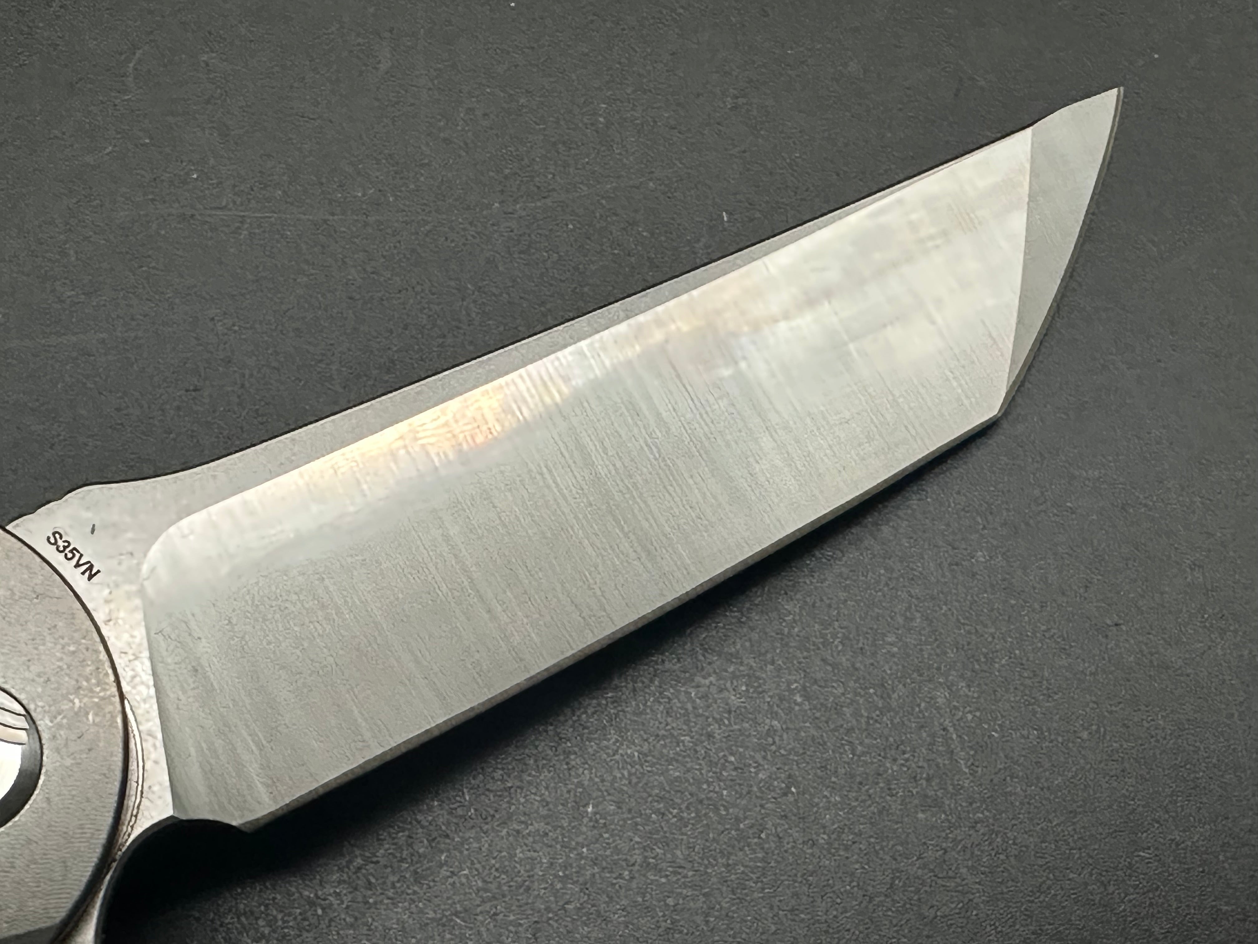 Bestech Kendo Plain Titanium Folding Knife - Limited Edition 42/100 - EDC Pocket Knife for Outdoor, Camping & Everyday Carry