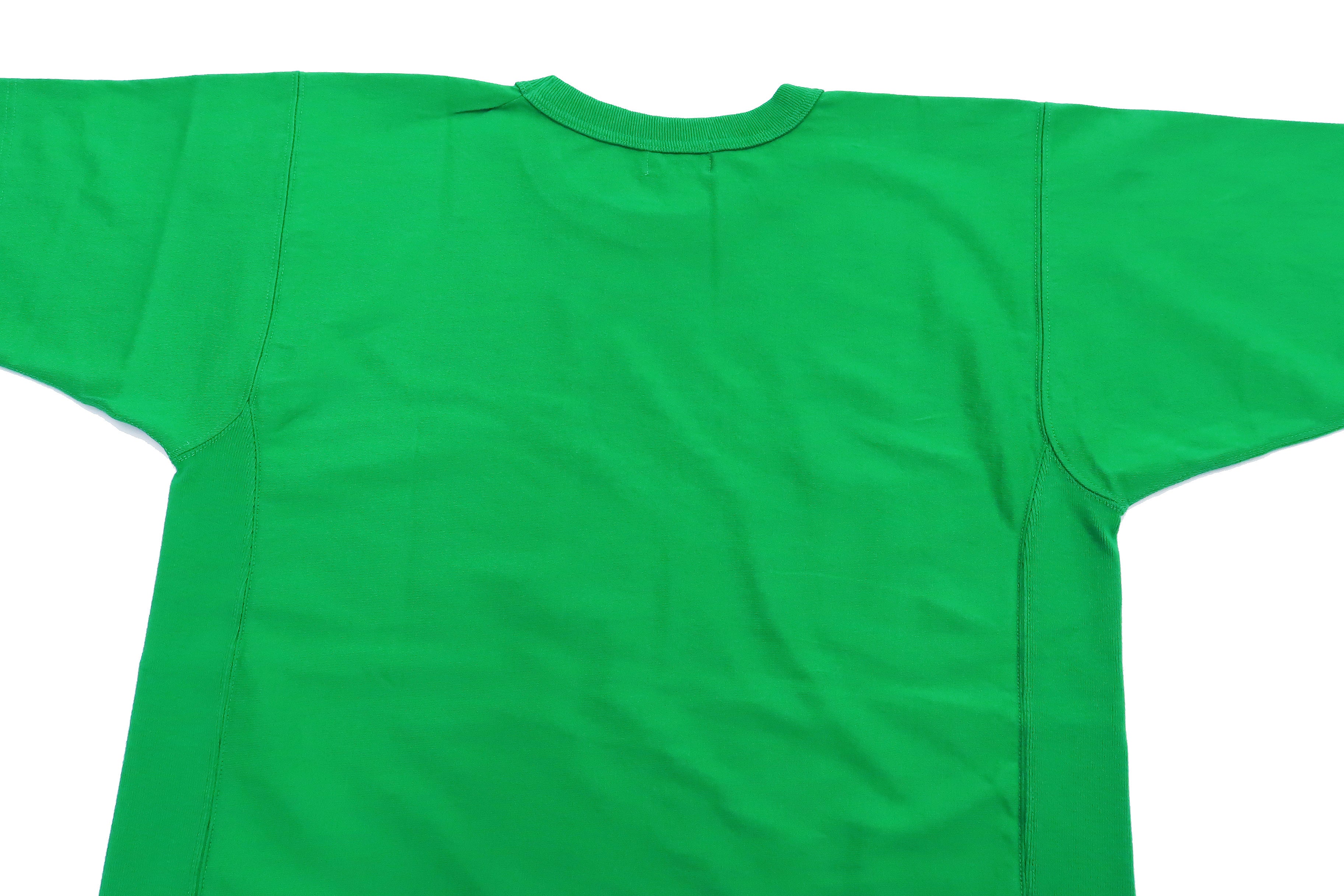Whitesville Plain T-Shirt for Men - Heavyweight Short Sleeve Tee with Rib Side Panels (WV78930-144, Kelly Green) - Perfect for Casual Wear, Gym & Everyday Outfits