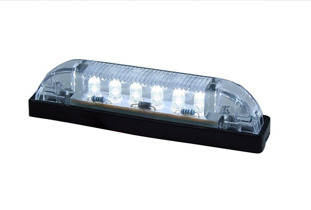 12V DC Waterproof LED Bar Light - Heavy Duty Marine & RV Courtesy Lamp, 4 Inch Length - Perfect for Boat Cabin Lighting, RV Interior, Truck Bed & Off-Road Vehicle Accessories