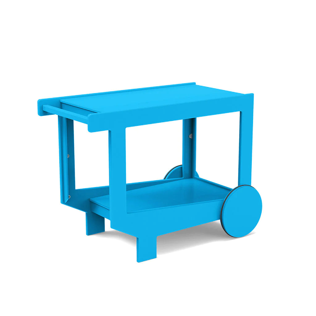 Loll Lollygagger Bar Cart - Premium Rolling Drink Cart with Wheels for Home Bar, Party & Outdoor Entertaining | Mobile Beverage Station for Cocktails, Wine & Coffee
