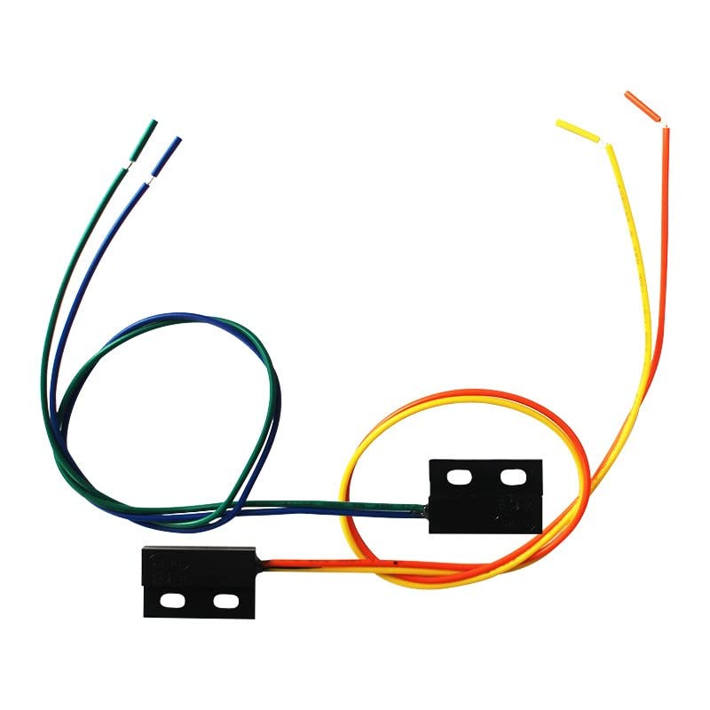 Industrial Grade Magnetic Switch (NO) - High Sensitivity & Long Lifespan - Magnetic Reed Switch, Proximity Switch, Reed Switch, Magnetic Door Switch - Ideal for Security Systems, Automation & Industrial Applications