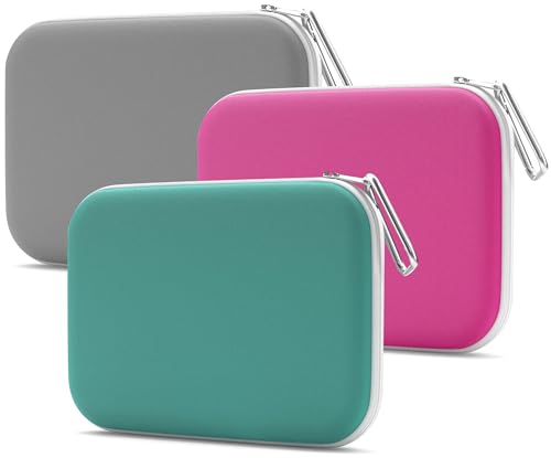 3Pcs - Teal, Pink, Grey