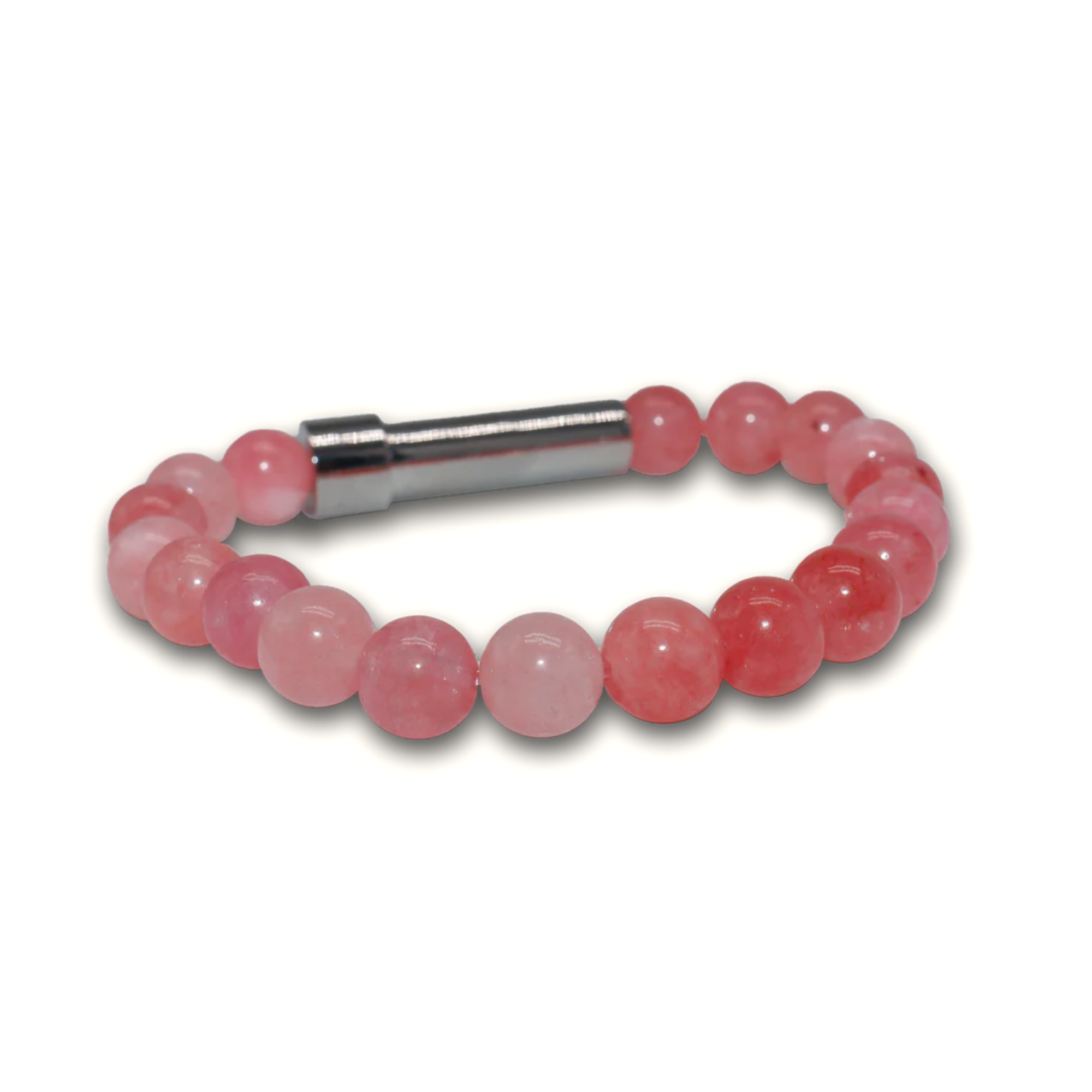 Bodela Pink Jade Wish Bracelet for Women - Genuine Natural Stone Beaded Bracelet for Good Luck, Protection & Positive Energy | Perfect for Gifts, Meditation & Spiritual Healing