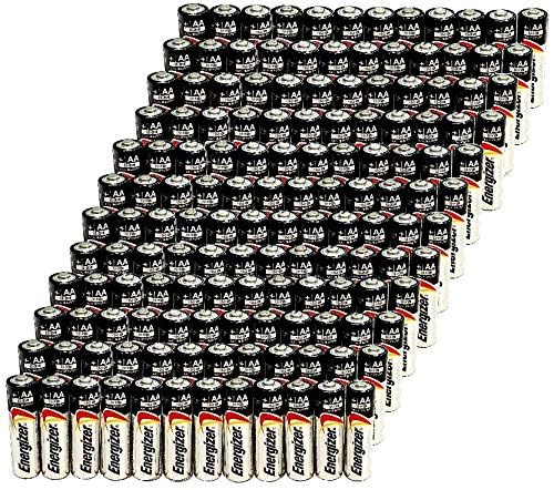 Energizer AA Max Alkaline E91 Batteries (144-Pack) - Long-Lasting Power for Toys, Flashlights & Electronics - Made in USA with 2024+ Expiration Date