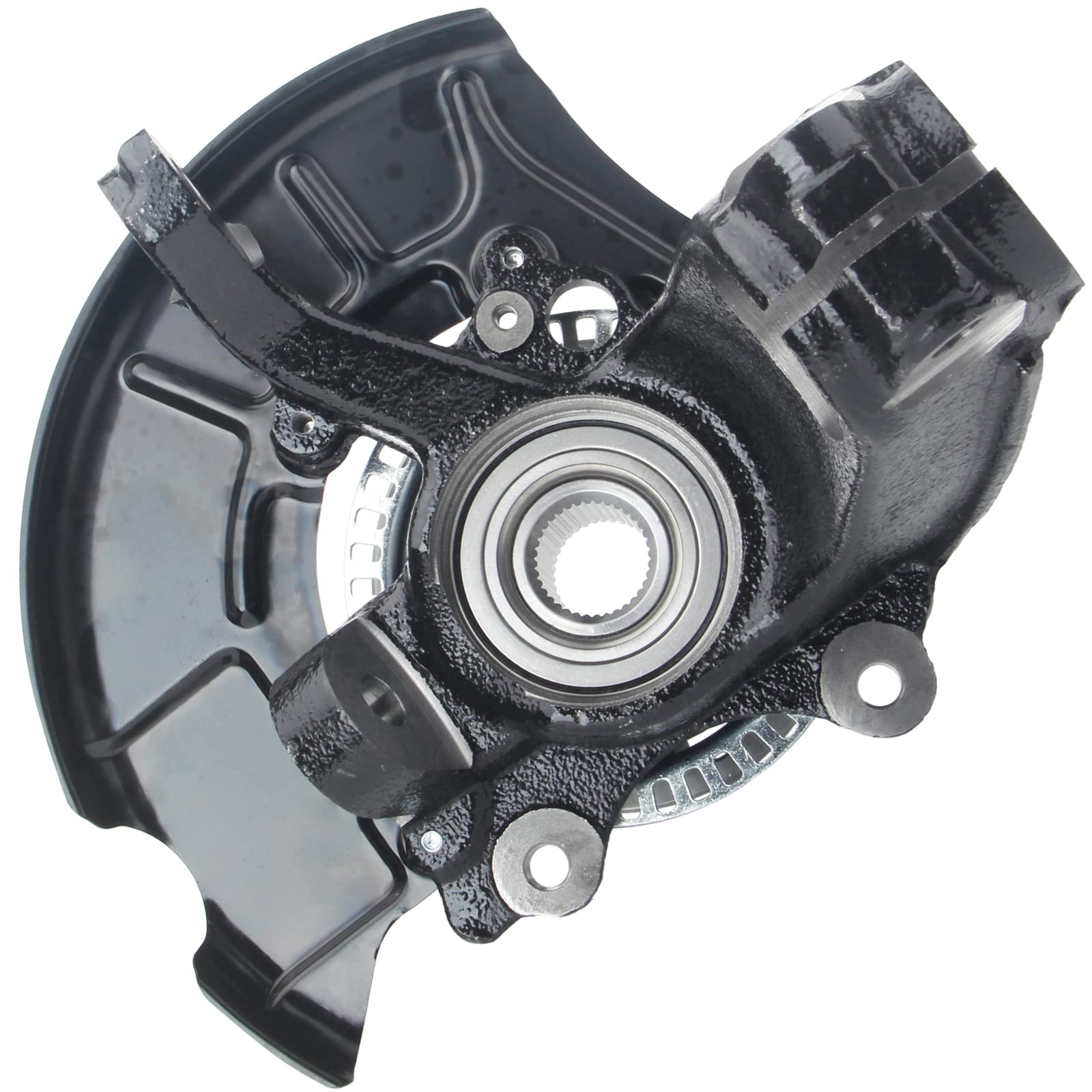 Steering Knuckle Wheel Hub Bearing Assembly - Front Right Passenger Side - Fits VW Beetle 1998-2010, Golf 1999-2006 & 2010, Jetta 1999-2005 - Replacement Part #686-200 - Perfect for Suspension Repair & Wheel Alignment