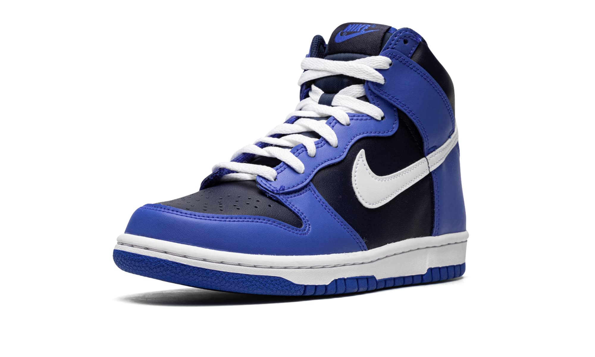 Nike Dunk High Top Sneakers for Kids - White/Midnight Navy (DH9751 100) | Basketball Shoes, Casual Wear & School Fashion for Boys & Girls