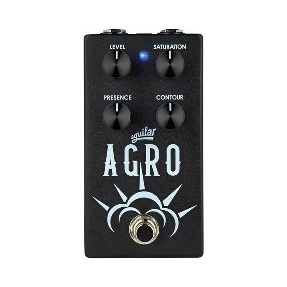 Aguilar AGRO V2 Bass Overdrive Pedal - Professional Guitar Effects Pedal for Bass Players | Perfect for Live Performances & Studio Recording