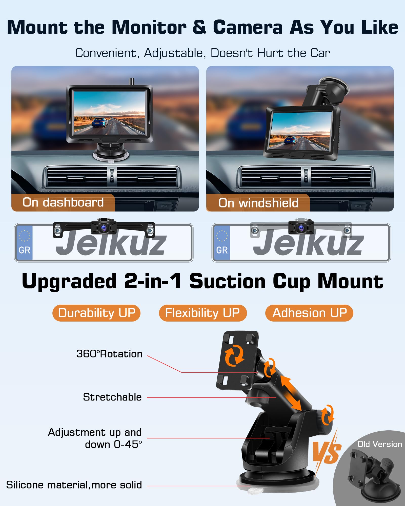 5 Inch Wireless Backup Camera - AHD 1080P HD Rear View Camera with No Delay, Enhanced Digital Signal & Clear Night Vision | 140° Wide Angle, IP69K Waterproof | DIY Guide Lines | Perfect for Trucks, Pickups & SUVs (Parking Assistance, Trailer Hitching, Blind Spot Monitoring)