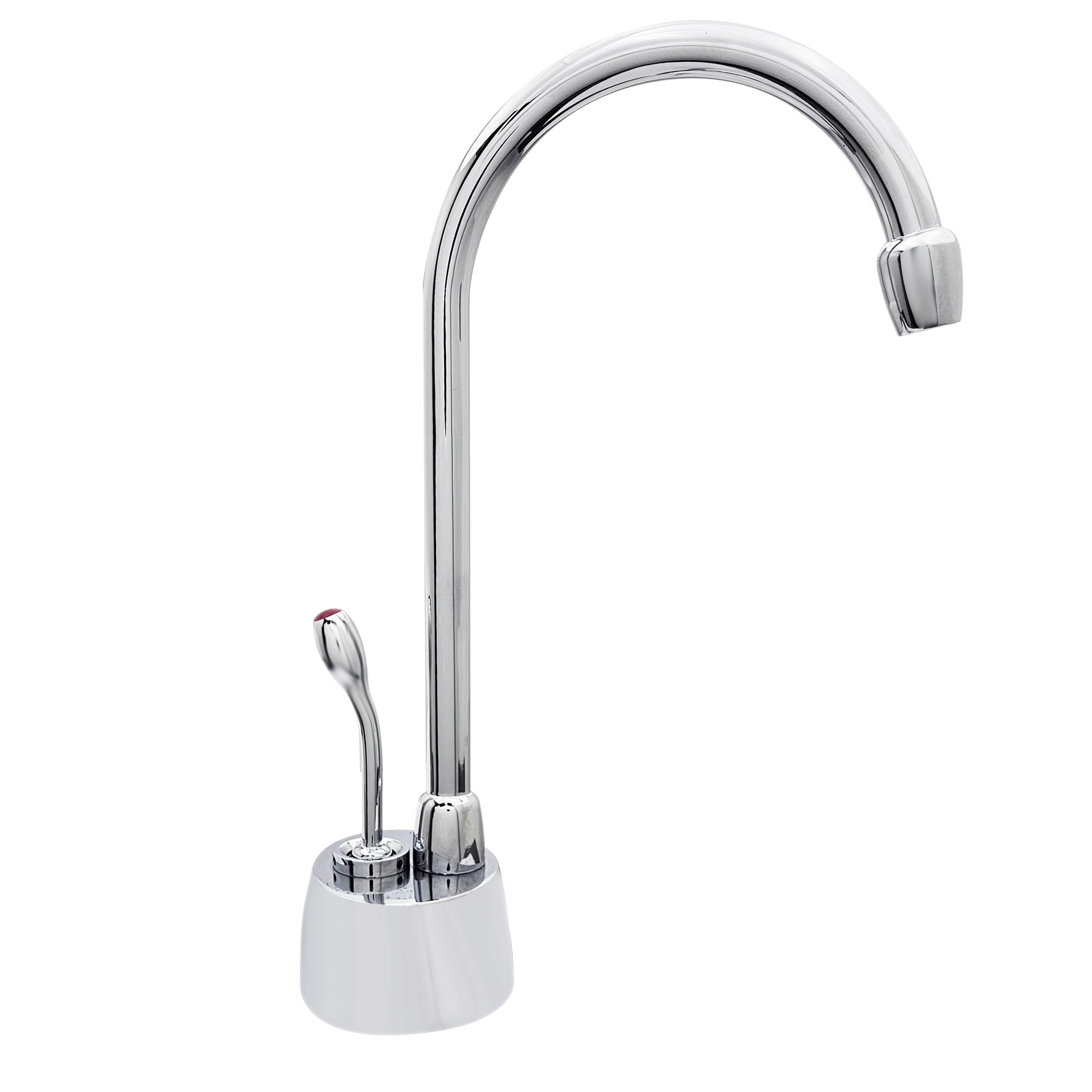 Westbrass D271-NL-26 Velosah 9-Inch Single Handle Hot Water Dispenser Faucet - Polished Chrome Finish (Tank Sold Separately) - Perfect for Kitchen Sinks, Coffee Stations & Instant Hot Water Needs