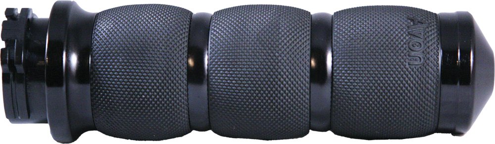 Avon 40-4330HBK Air Cushioned Heated Grips for Motorcycles - Black Comfort Handlebars for Cold Weather Riding & Long-Distance Tours