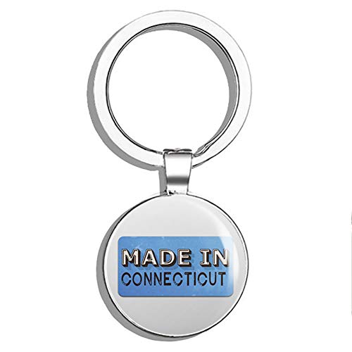 Premium Double-Sided Stainless Steel Keychain - Key Ring Holder with Car Key Finder | Durable & Stylish Connecticut-Made Accessory for Home, Office, Travel & Everyday Use