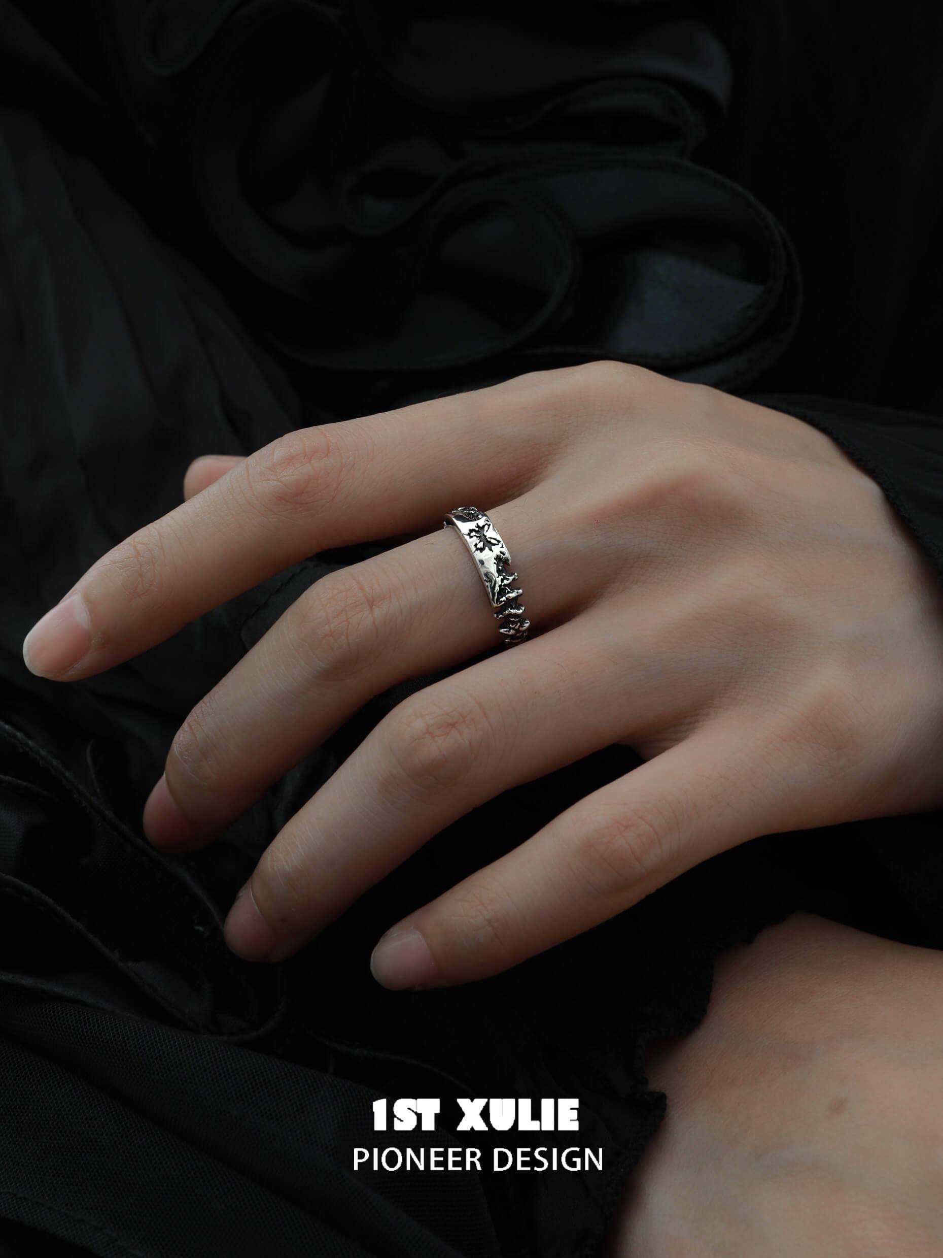 Whiterfly S925 Sterling Silver Butterfly Ring for Women - Elegant Dainty Jewelry Gift for Her - Perfect for Valentine's Day, Anniversary & Everyday Wear