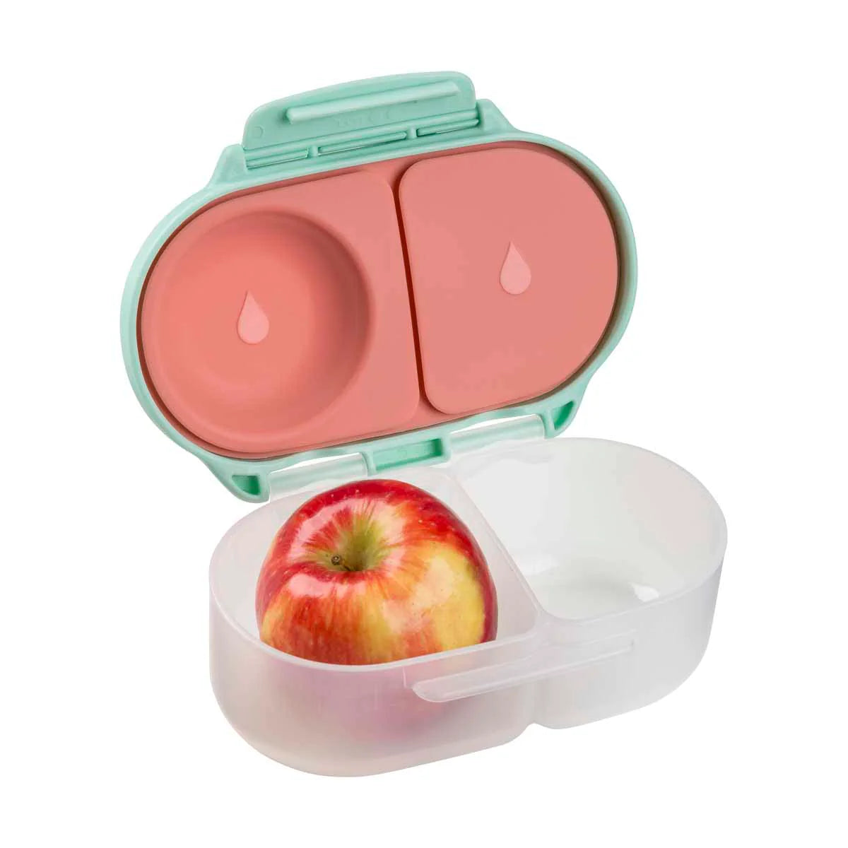 b.box Snack Box for Kids - Little Mermaid Themed Leak-Proof & BPA-Free Snack Container - Perfect for School Lunches, Travel & On-the-Go Snacking