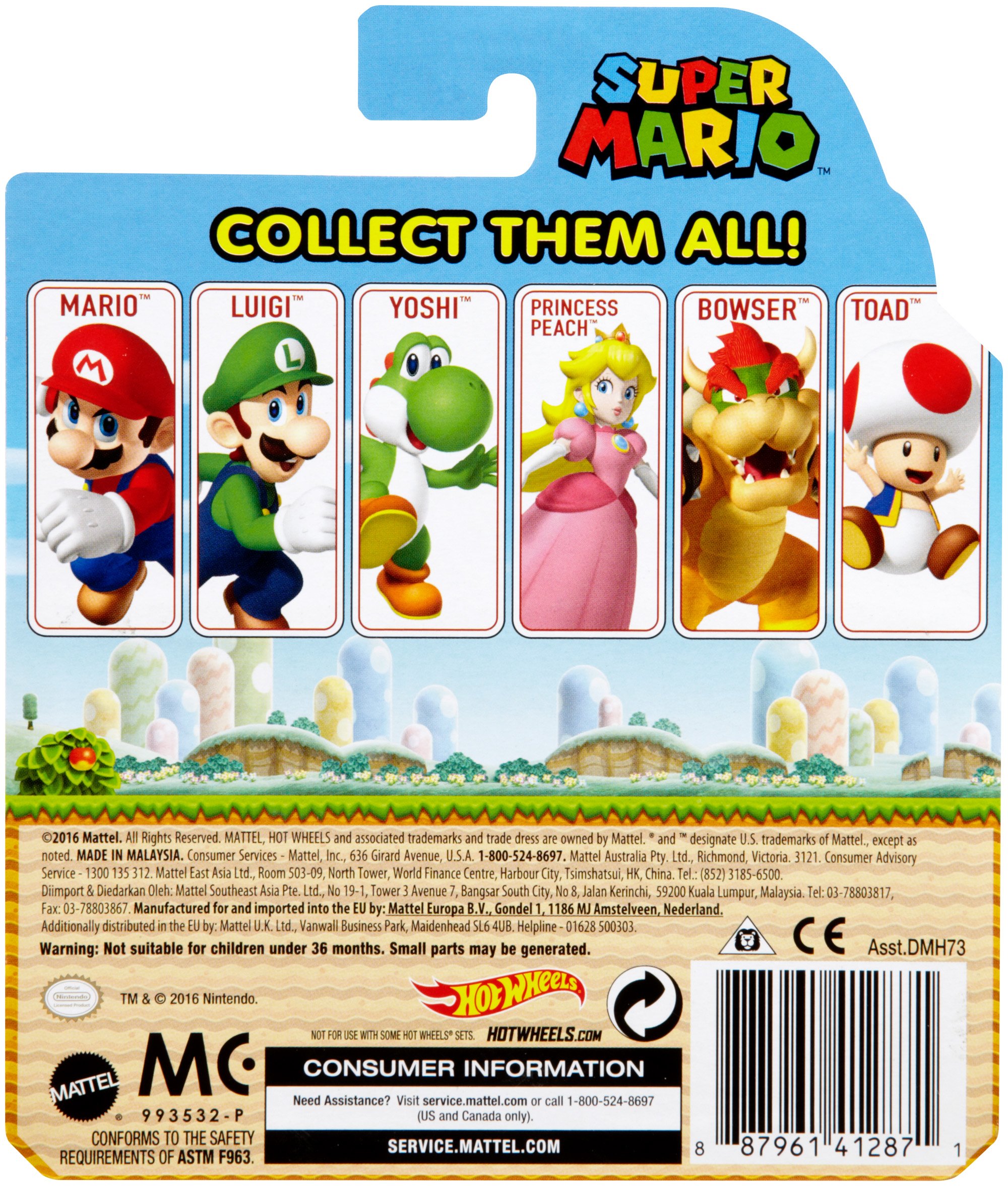 Hot Wheels Mario Bros. Toad Car Vehicle - Official Licensed Collectible Toy for Kids & Adults - Perfect for Play, Display & Gifts - Nintendo Character Racing Fun