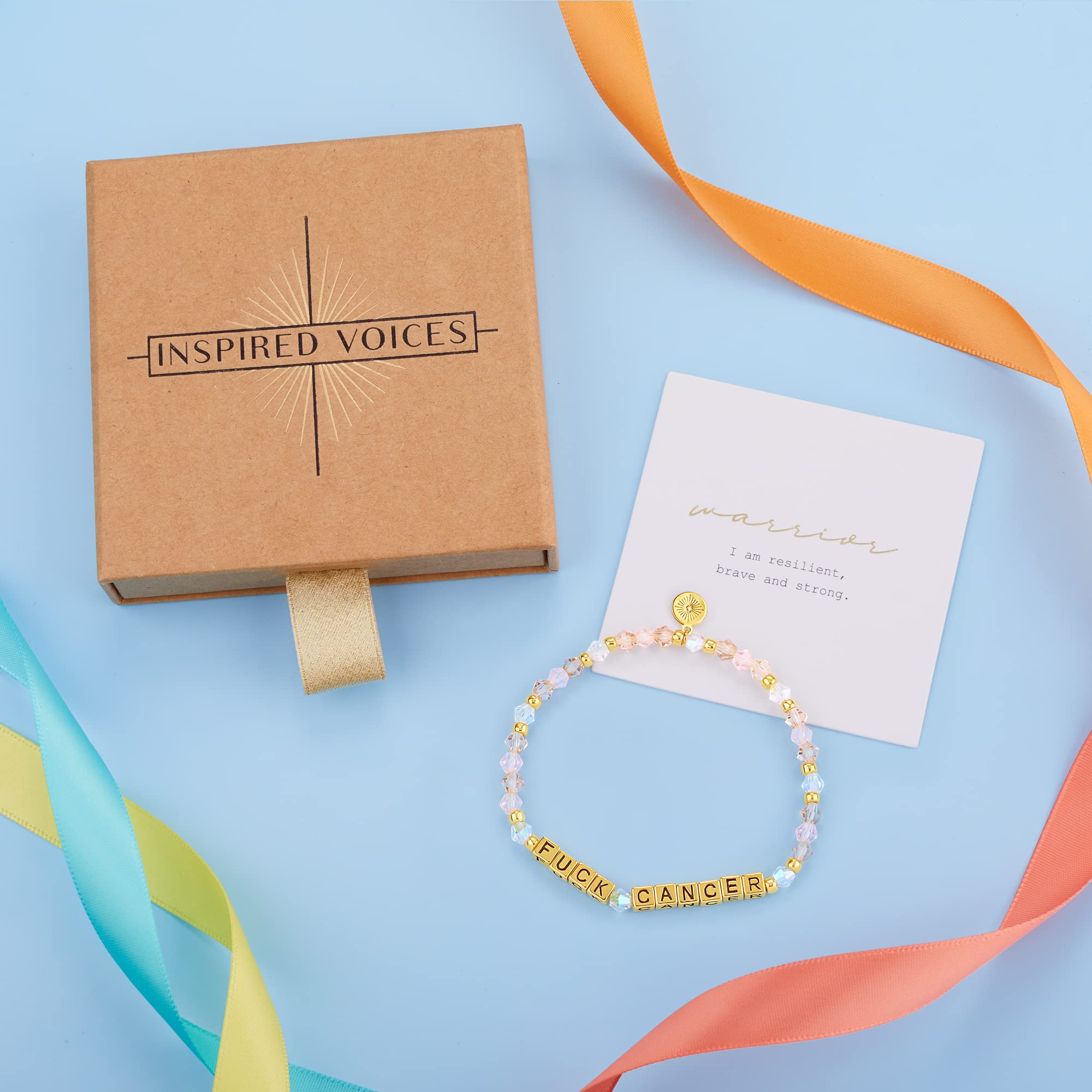 Inspired Voices Motivational Bracelets for Women - Inspirational Beaded Stretch Bracelets, Encouragement Gifts & Positive Jewelry | Perfect for Daily Wear, Gifts & Self-Empowerment
