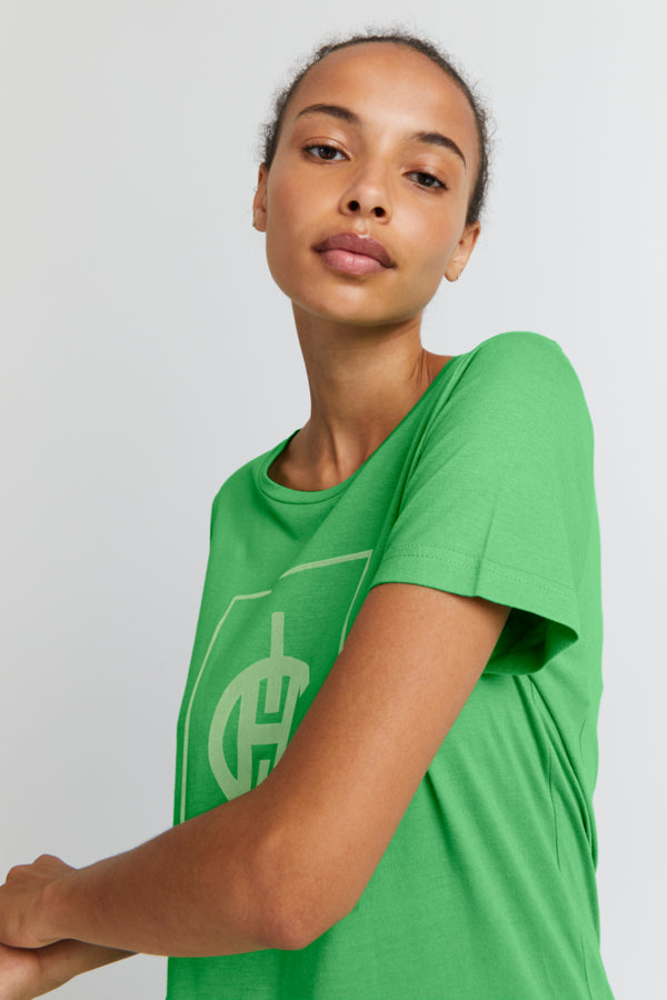 Kennedy T-Shirt for Men & Women | Kelly Green Cotton Crewneck Tee | Casual Wear, Street Style, Everyday Outfit