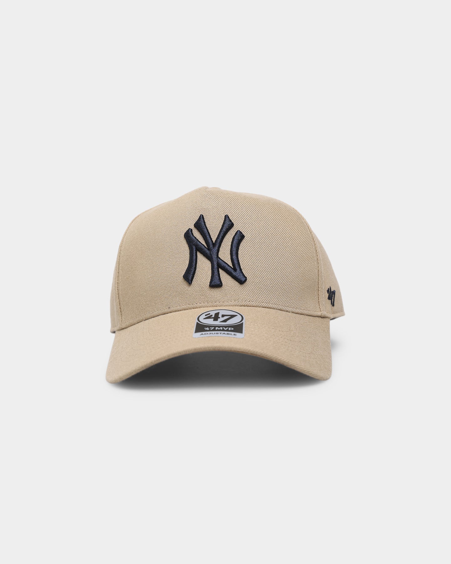 New York Yankees 'Khaki Team' MVP DT Snapback Hat - 47 Brand Official MLB Baseball Cap for Men & Women - Perfect for Games, Sports & Streetwear Fashion