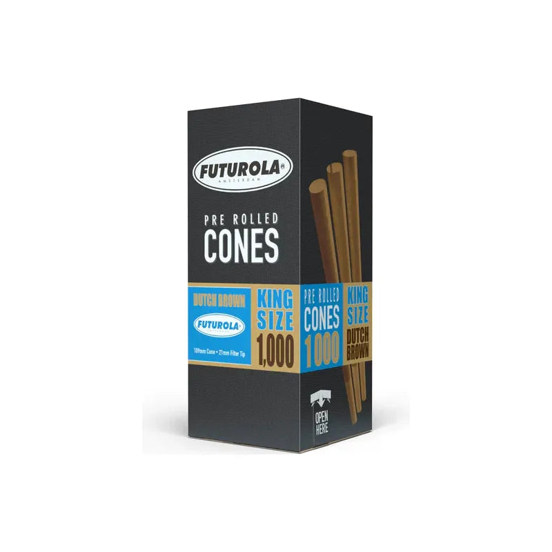 Futurola King Size 109/21 Pre Rolled Cones - Premium Rolling Papers for Smooth Smoking Experience | Perfect for Herbal Blends & Tobacco | Great for Parties, Camping & Relaxation
