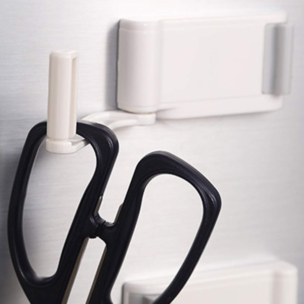 Magnetic Toilet Paper Holder - White Bathroom Tissue Stand with Strong Magnet for Wall Mount | Perfect for Home, Office, and RV Bathrooms | Space-Saving Design for Small Spaces
