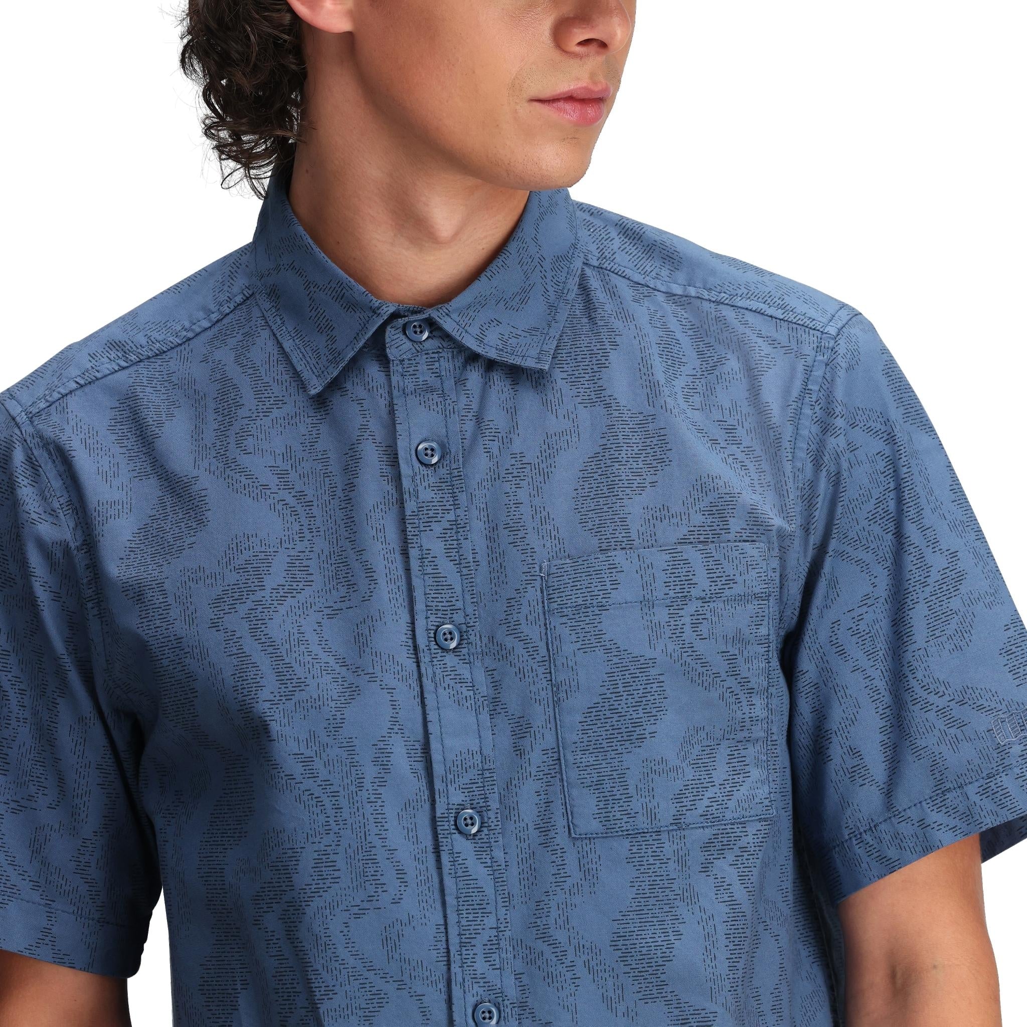 Men's Short Sleeve Desert Shirt - Breathable Casual Summer Shirt for Outdoor Adventures & Travel